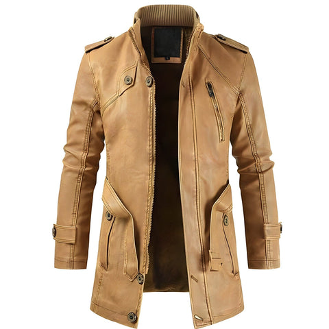 The Orion Faux Leather Jacket - Multiple Colors