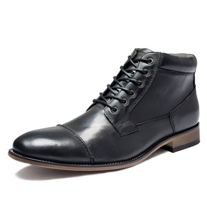 The Carlton Oxford Ankle Boots - Black