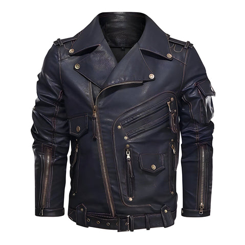 The Vader Faux Leather Biker Jacket Shop5798684 Store 