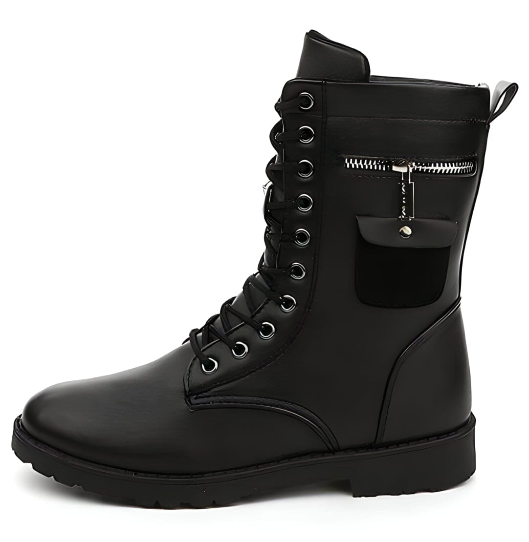 The Martin Leather Combat Boots