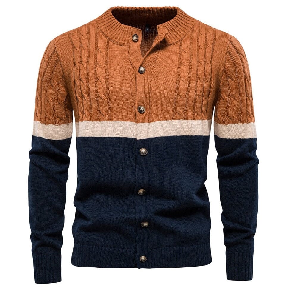 The Archie Slim Fit Knitted Cardigan - Multiple Colors